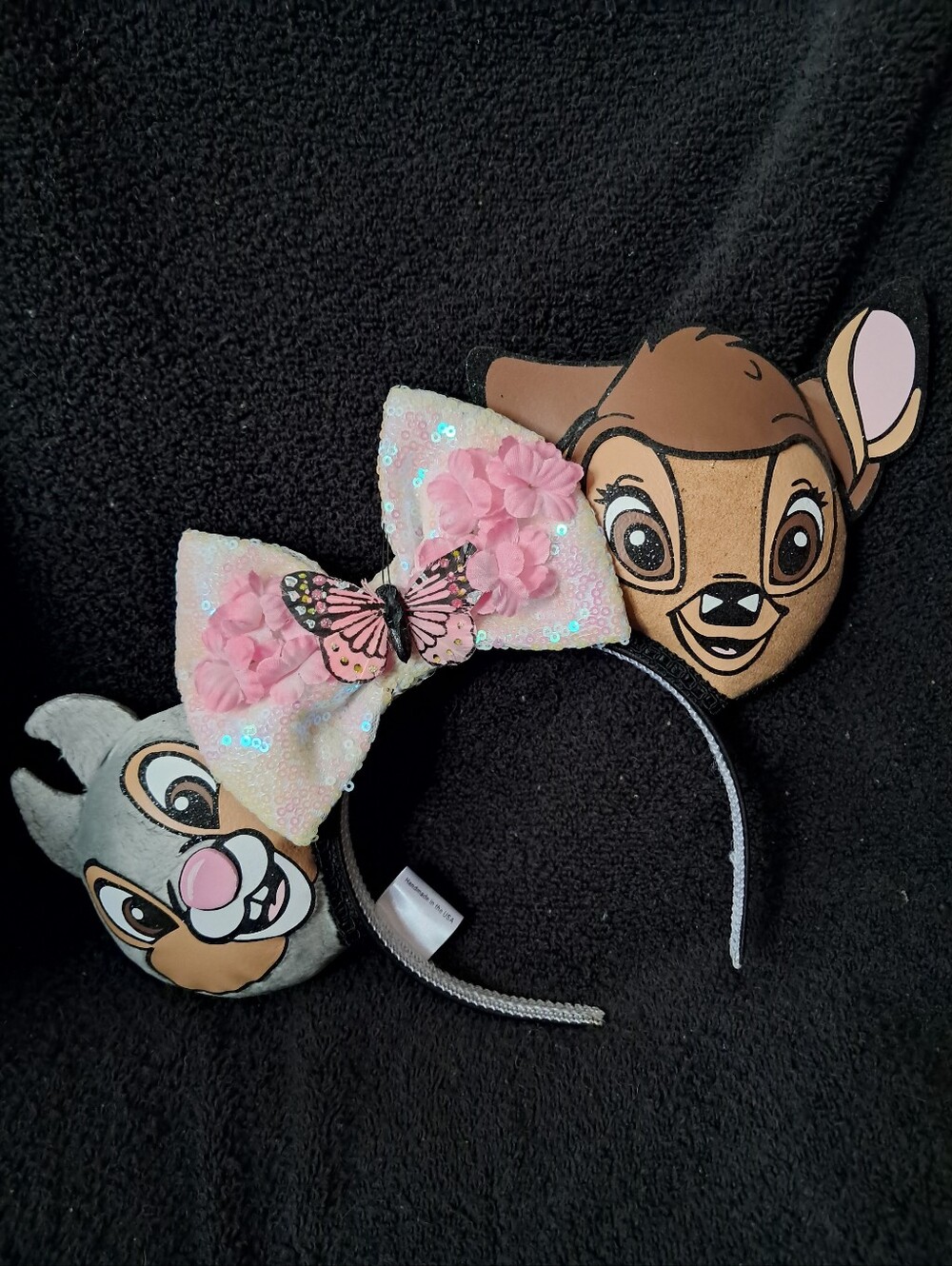 Handmade Bambi and Thumper Minnie Ears